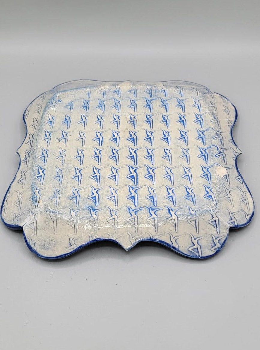 Large Spaceman on a Whale Plate