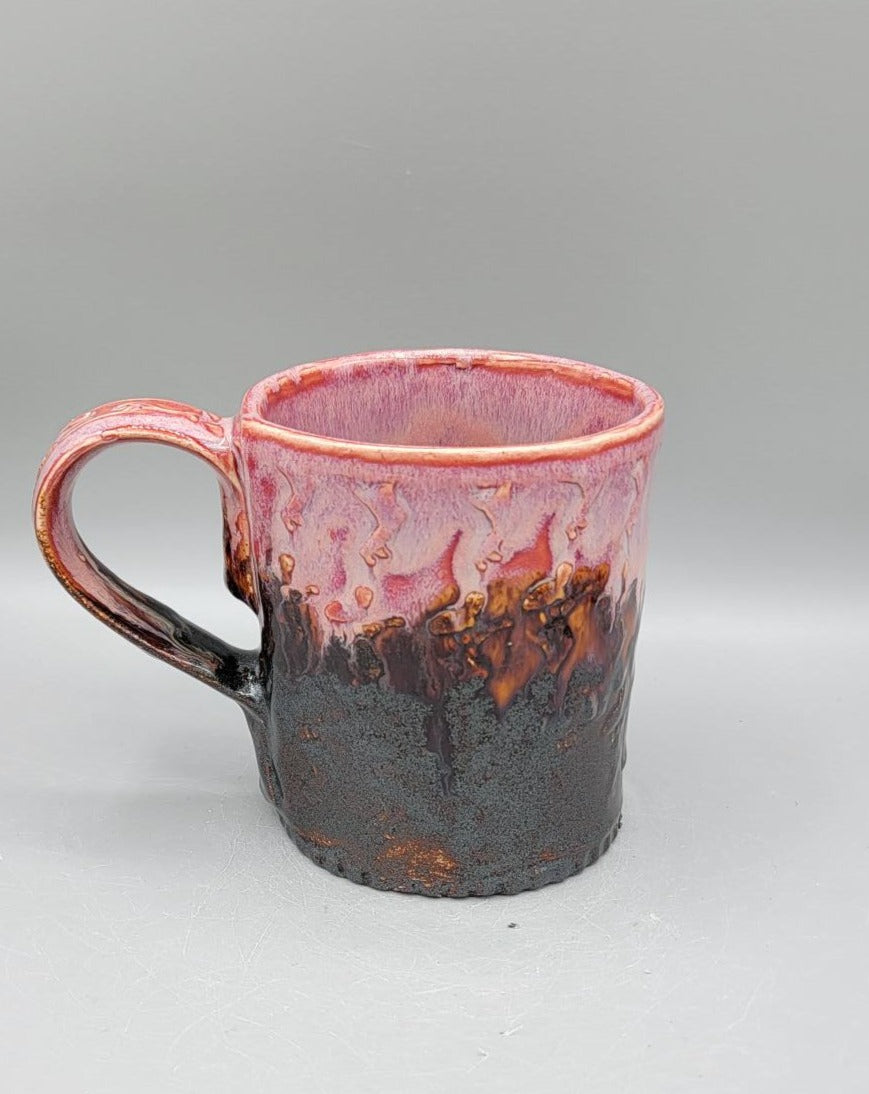 Embossed Dancing Daves Ceramic Mug in Razzle Dazzle Hot Pink