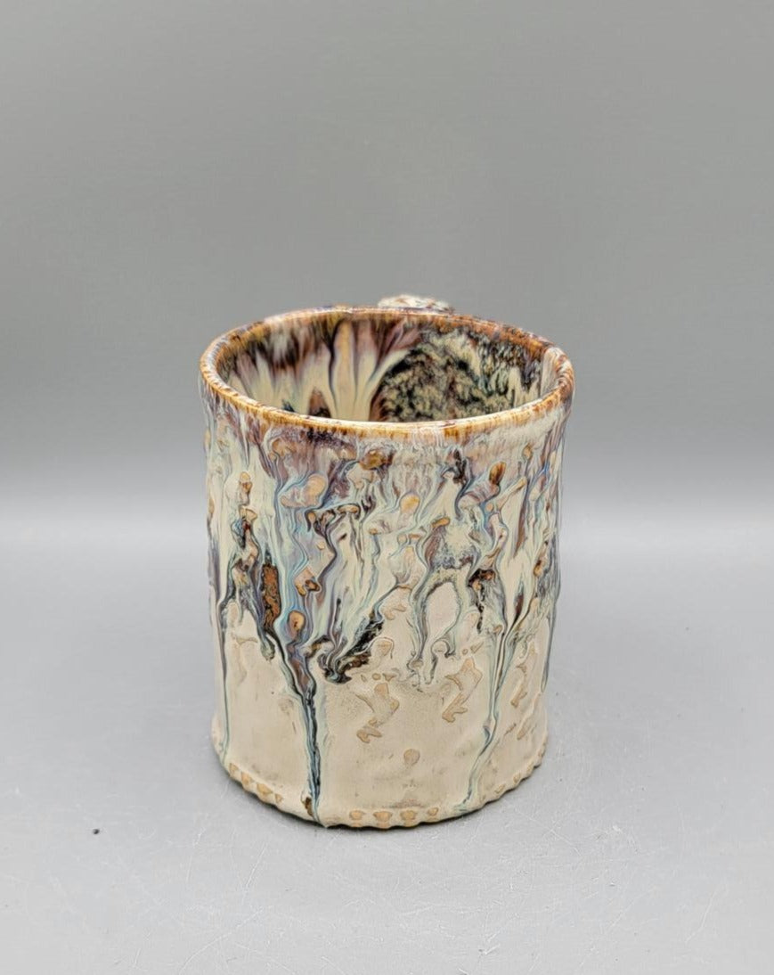 Embossed Tiny Dave's Coffee Mug in Melting Cream