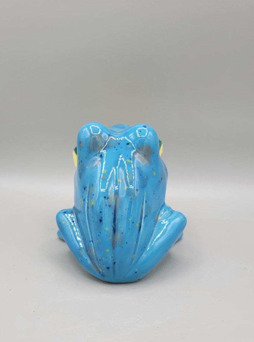 Blue Speckled Frog Sponge Holder
