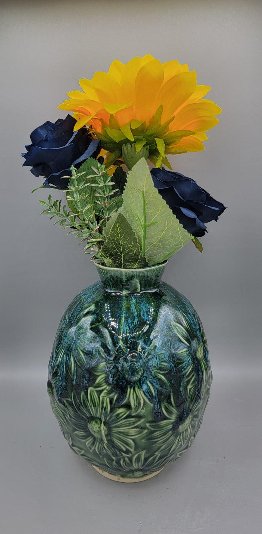 Large Flower Vase Blue Dreams