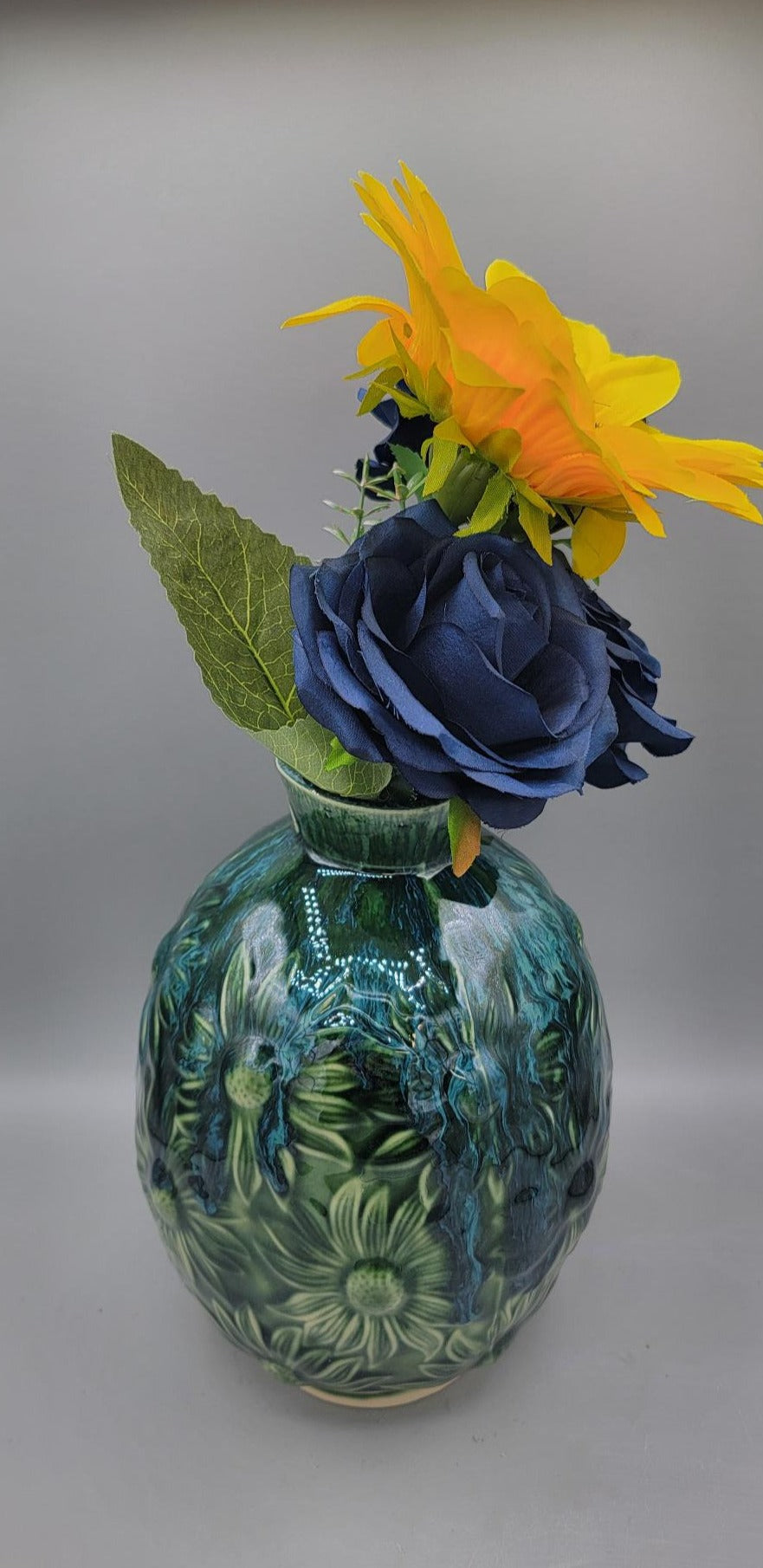 Large Flower Vase Blue Dreams