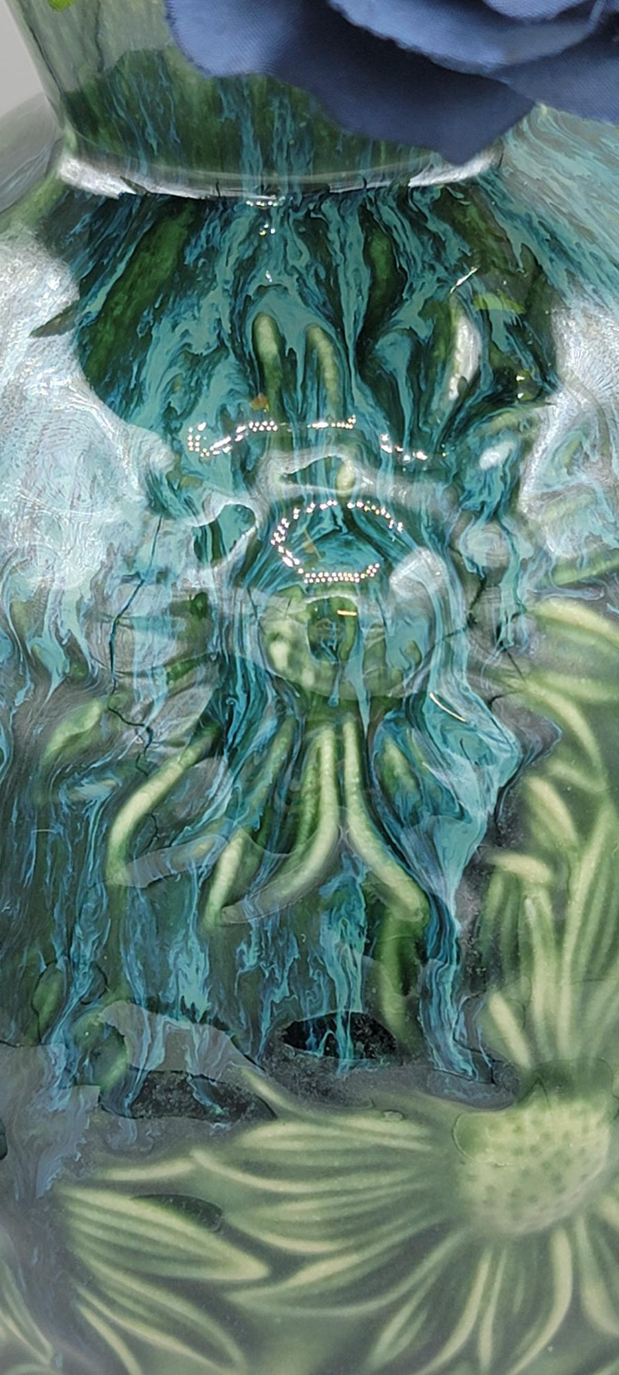 Large Flower Vase Blue Dreams