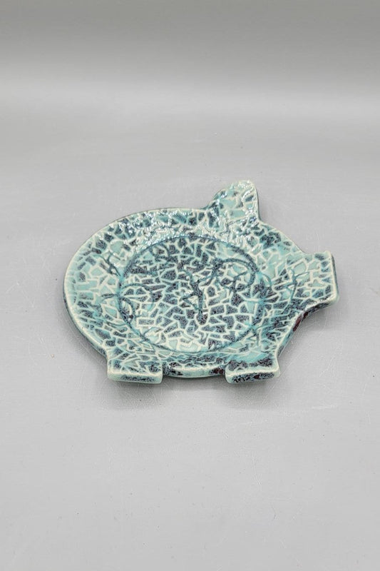 5.5x5 inch Dancer Pig Trinket Dish