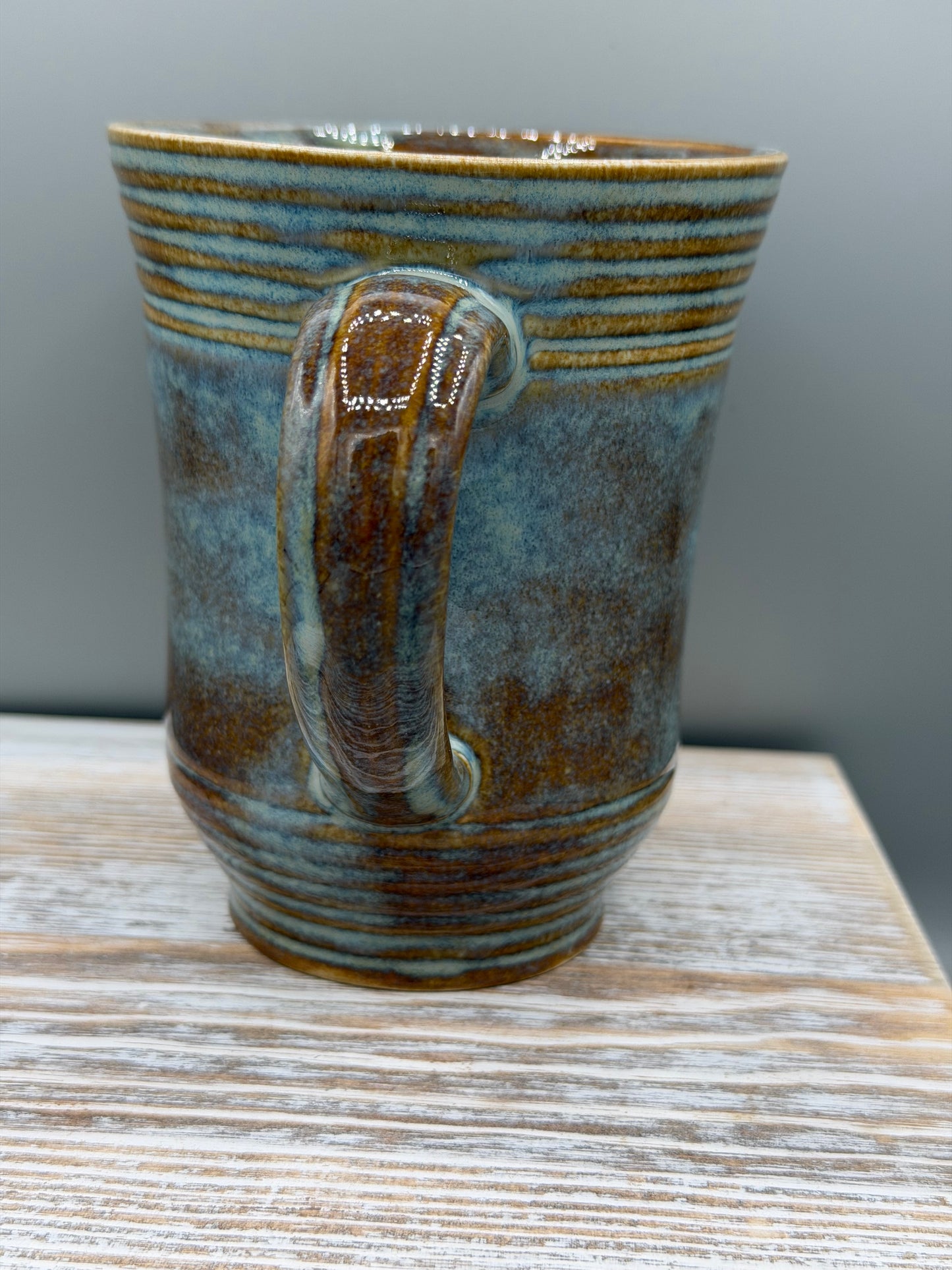 16-17 oz Ceramic Mug in Denim Blues