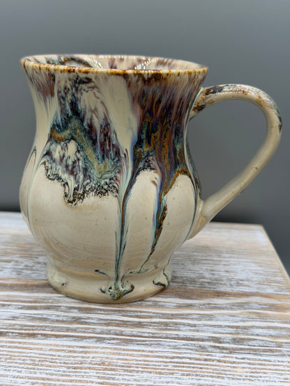 16 oz Ceramic Mug in Melty Cream