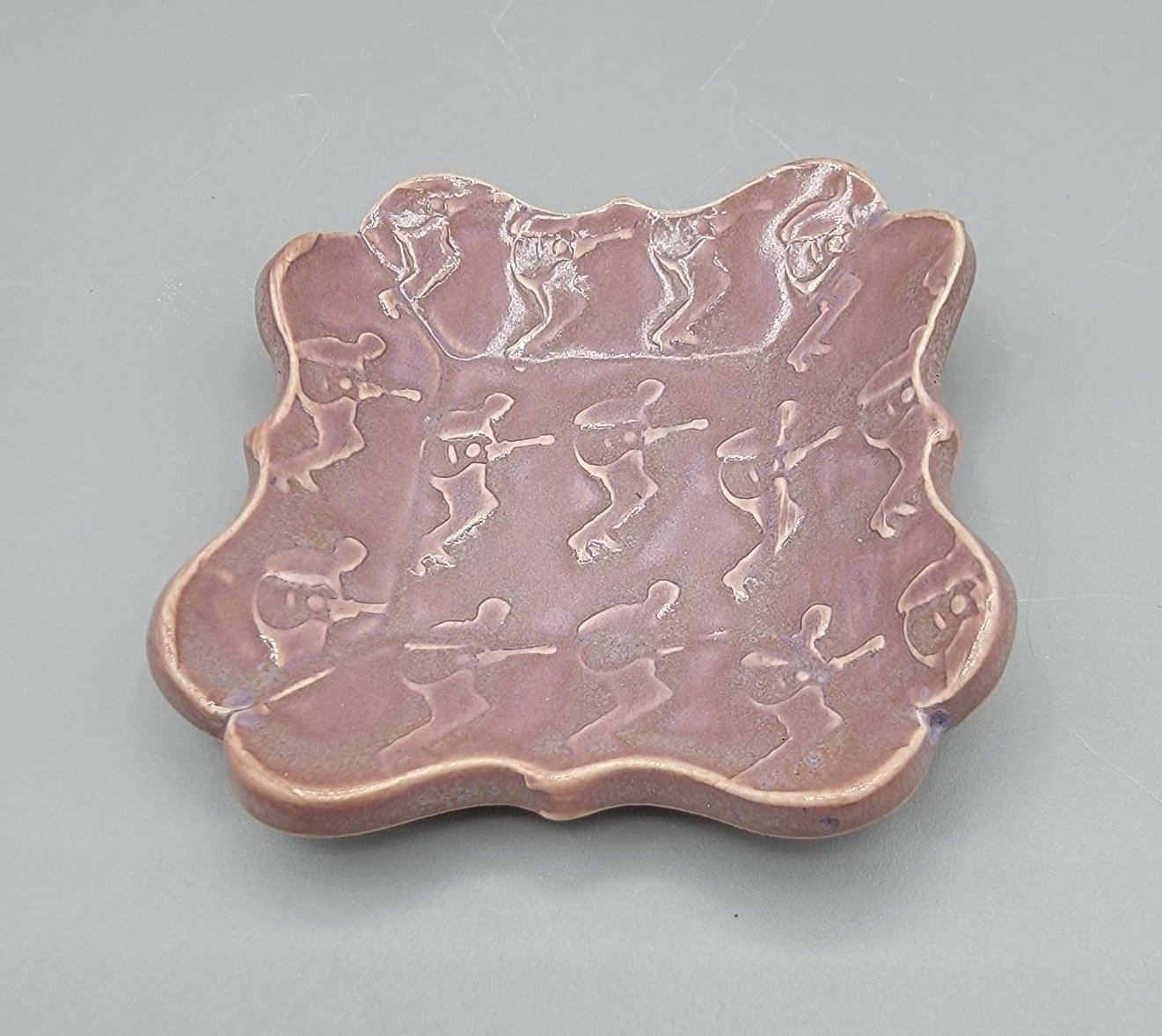 Embossed Tiny Dave’s Fancy Square Trinket Dish