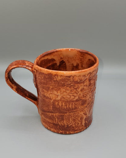 14-15 oz Embossed Thankful, Grateful, Blessed Coffee Mug in Toasted Pumpkin Spice 2