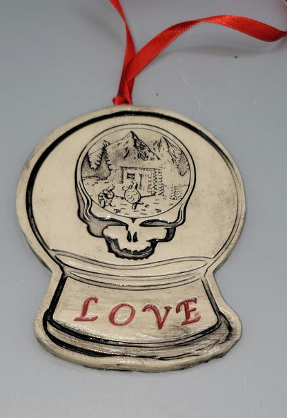 Imprinted Snow Globe Ornaments in varies designs