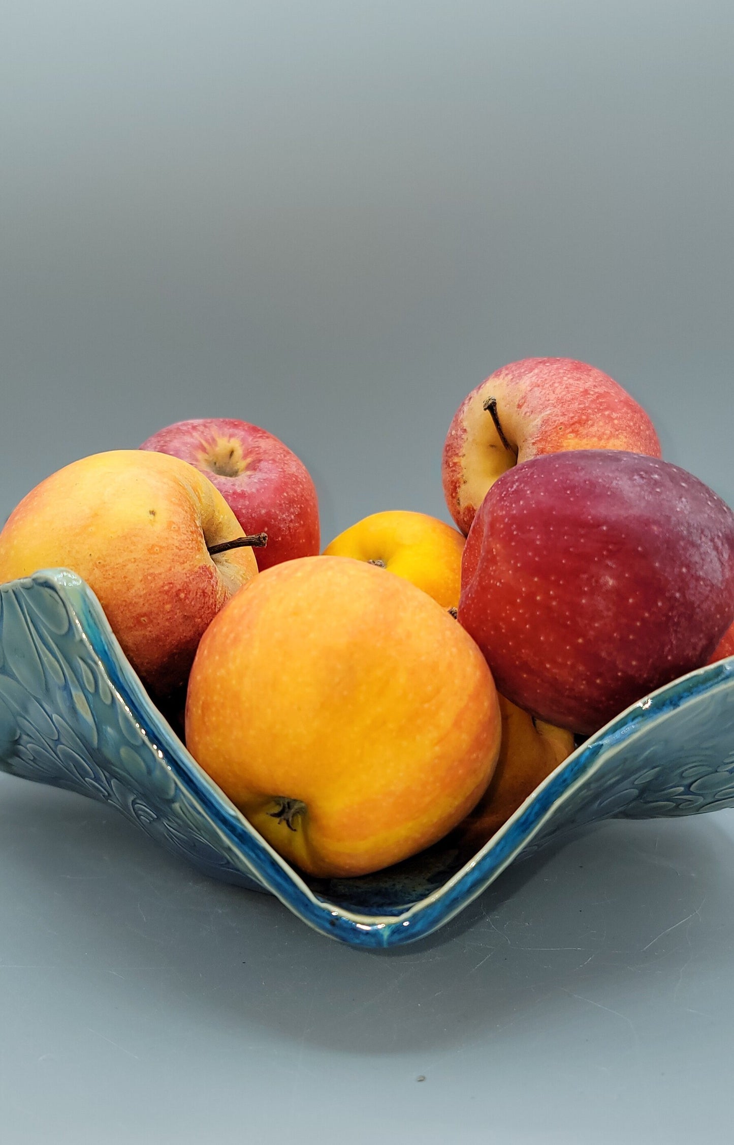 Embossed Paisley Fruit Bowl